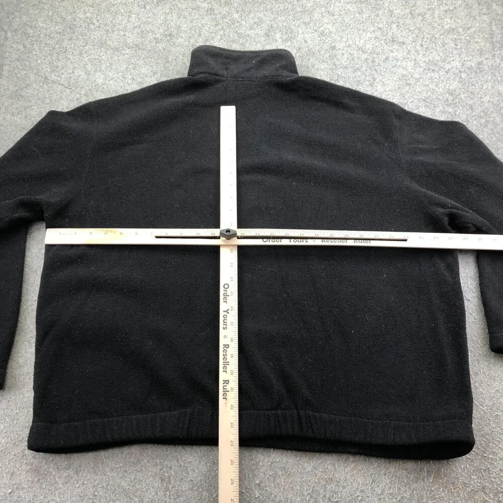 Vintage Polo Sport Ralph Lauren Sweater Mens XL Black 1/4 Zip Fleece Mock Neck